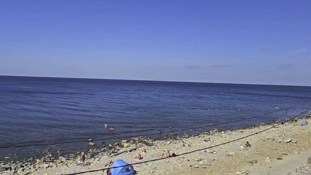 #87.Анапа.Джемете пляж.Люди все идут на Набережную на Закат.