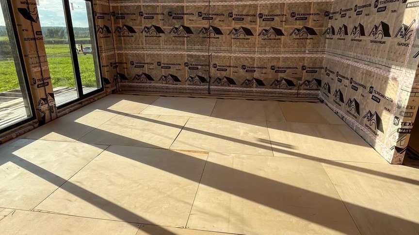 8 день по электромонтажным работам в каркасном доме.