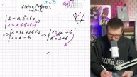 На рисунке изображены графики функций видов fx=ax^2+bx+c и g(x)=kx, пересекающиеся в - №