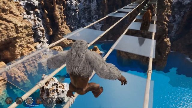 Gorilla Vs 100 Men - Official Glass Bridge Update Trailer