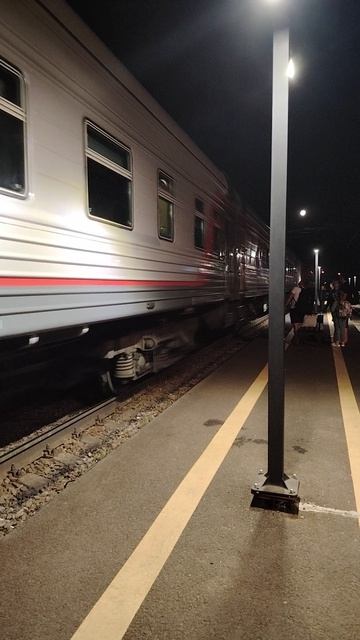 Прибытие поезда 076В(Белгород-Москва) на ст. Ржава