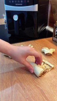 Слойки с сахаром и корицей