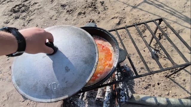 База отдыха Петропавловск. Часть 1. В грозу на реке.