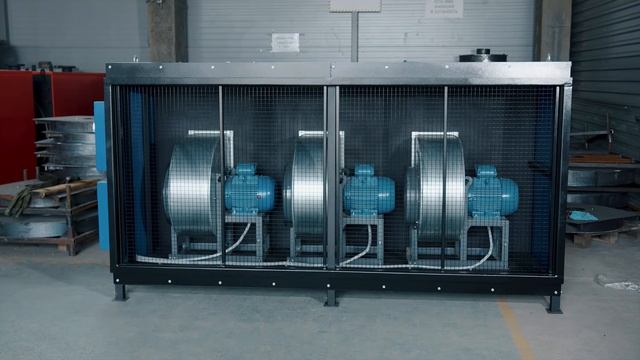 Горизонтальный теплогенератор (воздухонагревате