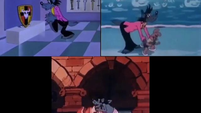 Ну Погоди! 12,15,16 Серии Абхазский (Низкий тон) на одном экране - Видео Сделал Алмаз Узянбаев