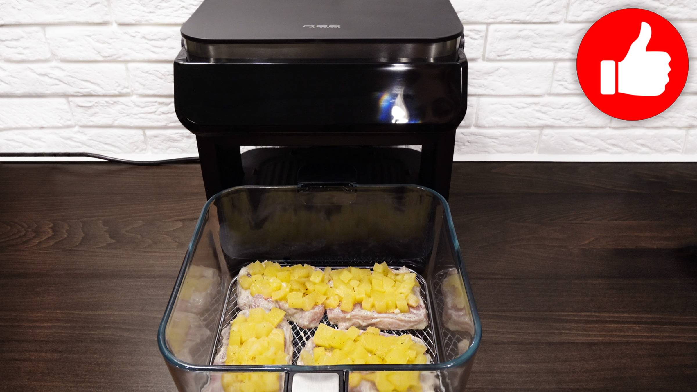 Потрясающий Рецепт свинины с ананасами. Сочное мясо. Вкусный ужин в аэрогриле проще не бывает!