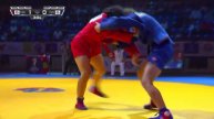 KAHRAMANOVA (FIAS 1) vs BARNEVA (FIAS 1). World SAMBO Cup Cholpon-Ata 2024