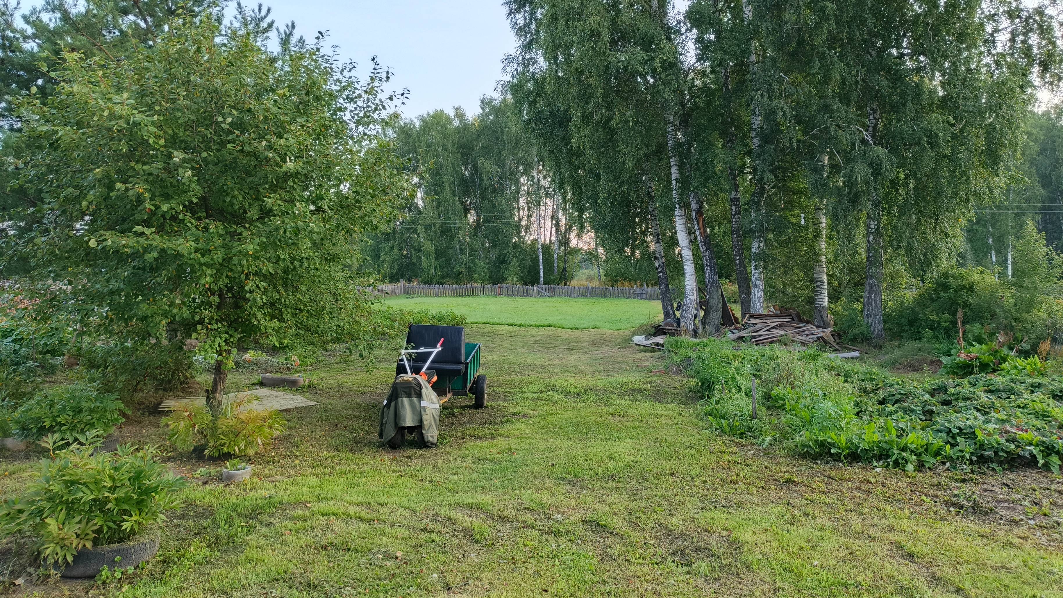 Жизнь в деревне У нас в Сибири уже осень Обход участка