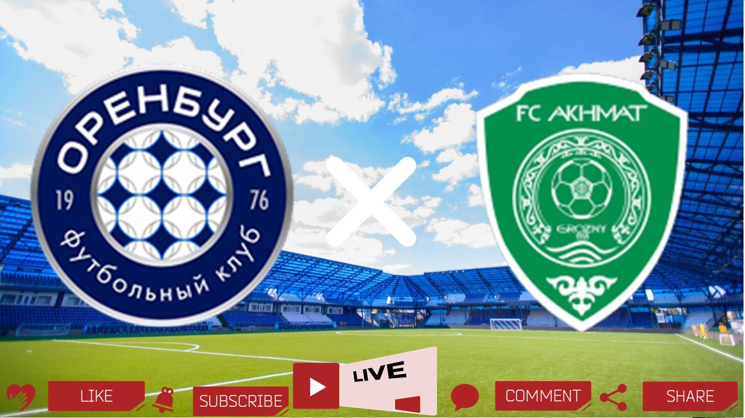 Оренбург - Ахмат прямая трансляция