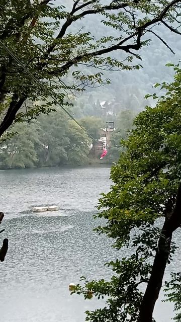 Зиплайн. На нижнем Голубом озере