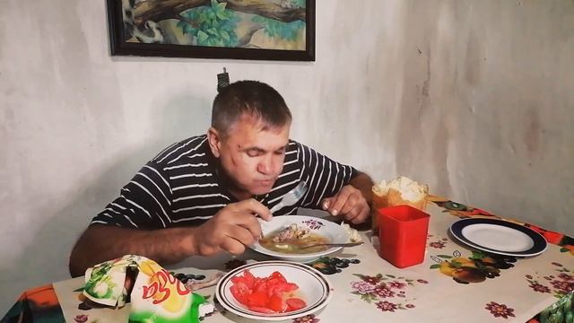 МУКБАНГ _ Хлебаю суп вилкой