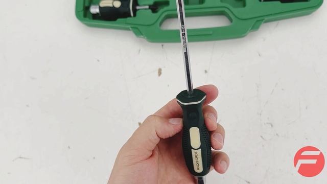 Набор отверток силовых ударных 12 предметов в кейсе RF-21310(15216)