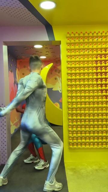 He scared Spiderman#shorts