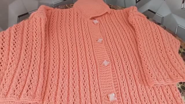 DIY.Ажурное пальто " Марион " // размер 52 - 54