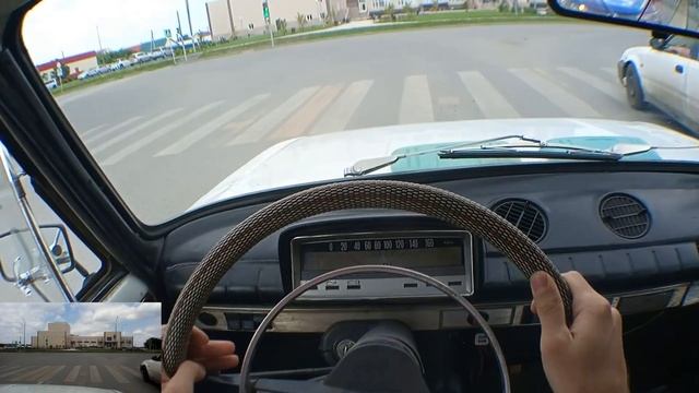 I'm driving my rare USSR car in my unknown, Russian town! I show you its panoramas & my modest life!