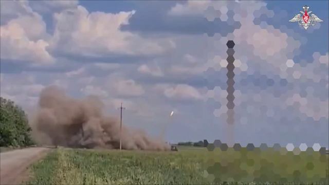 Боевая работа расчета РСЗО «Град»