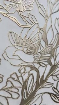 Птицы мира 100×70: золочение и фактура в одном шедевре