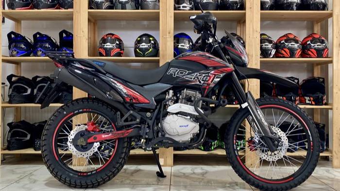 Мотоцикл эндуро ROCKOT XR250 (черный-красный, 21/18, ЭПТС)