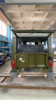 Установка задней двухсекционной двери на УАЗ ХАНТЕР