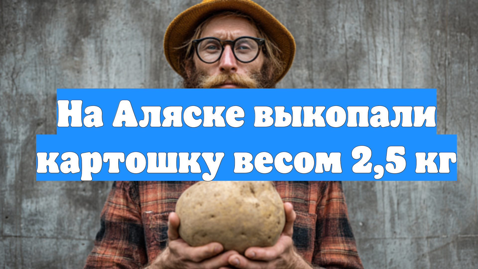На Аляске выкопали картошку весом 2,5 кг