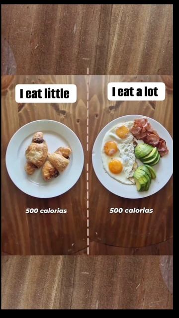 Обычная еда против сладкого