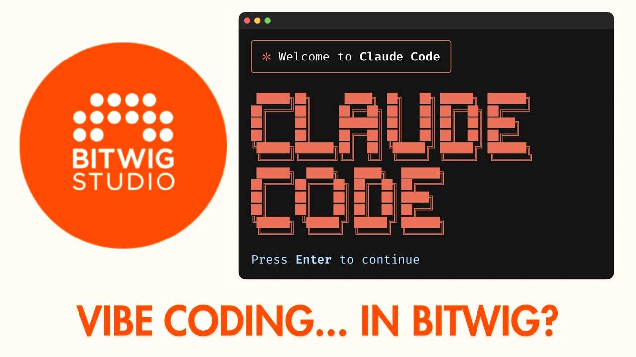 Bitwig Studio x Claude Code: Vibe Coding Generative Music
