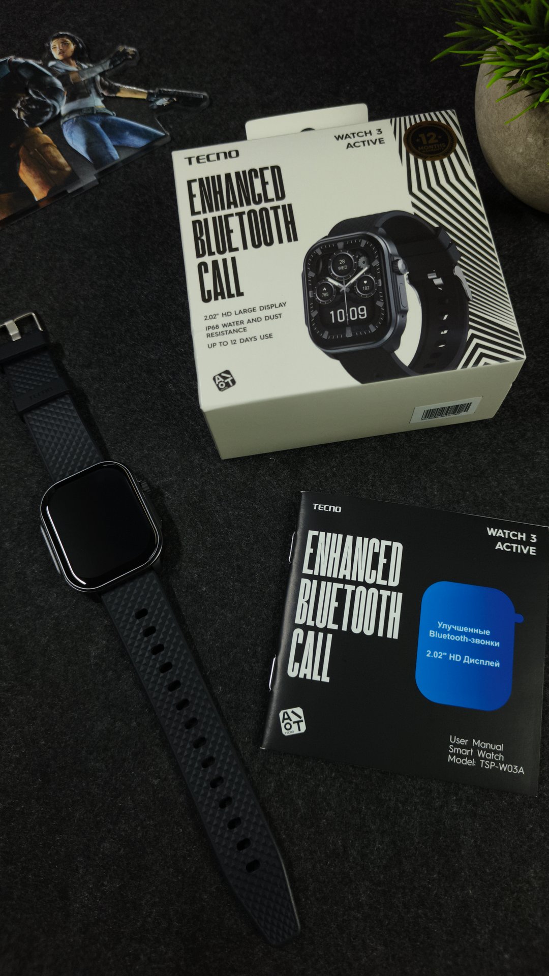 Обзор новинки смарт часы Tecno Watch 3 Active