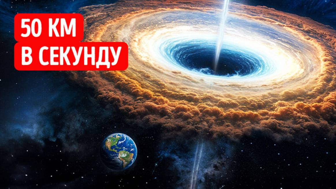  Чёрная дыра которую мы не можем увидеть мчится через нашу галактику! 