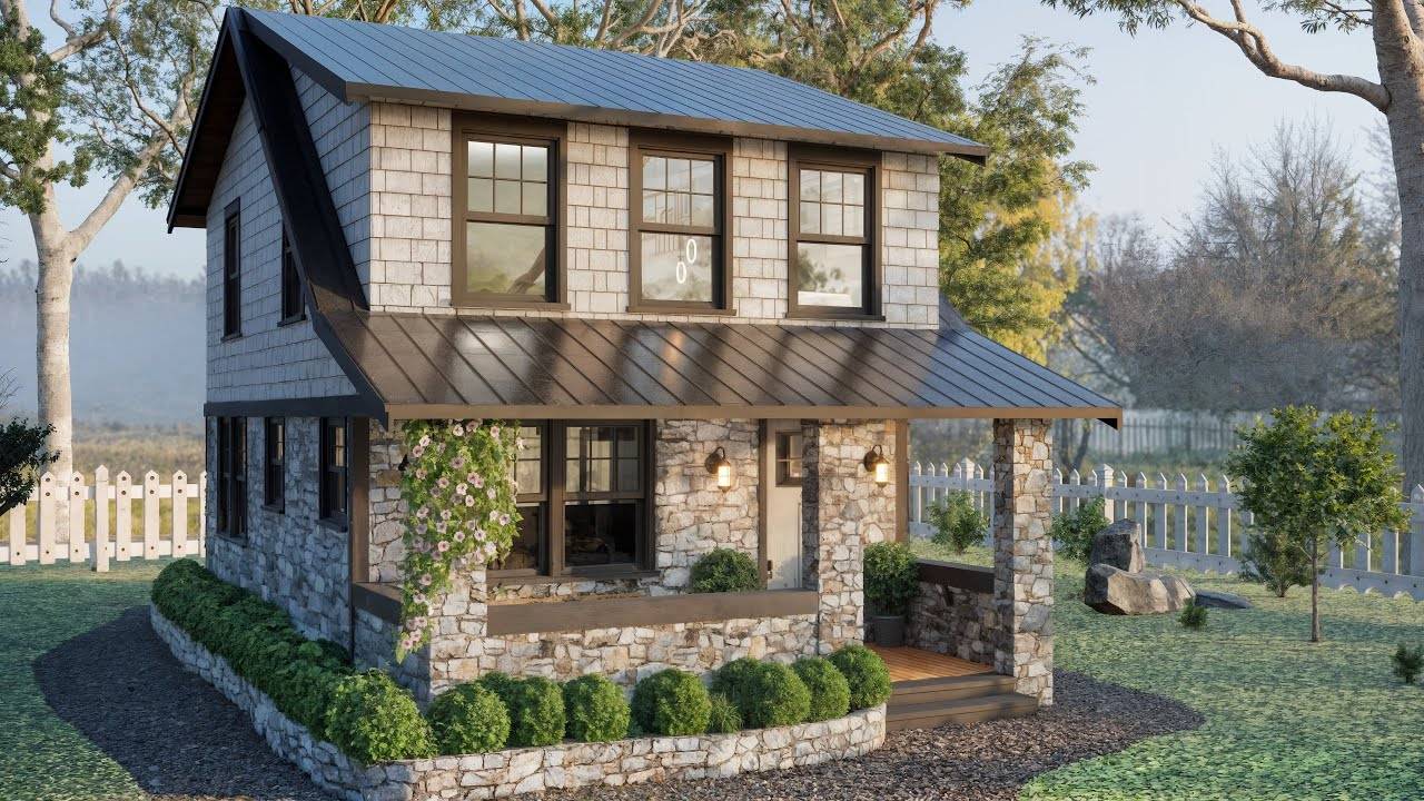 🏡 Коттедж Идеального Размера 102 м² (6х8.5 м) | Дом, Который Хранит уют!