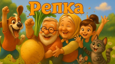 Репка|Детские мультики|Детские сказки😊🐾