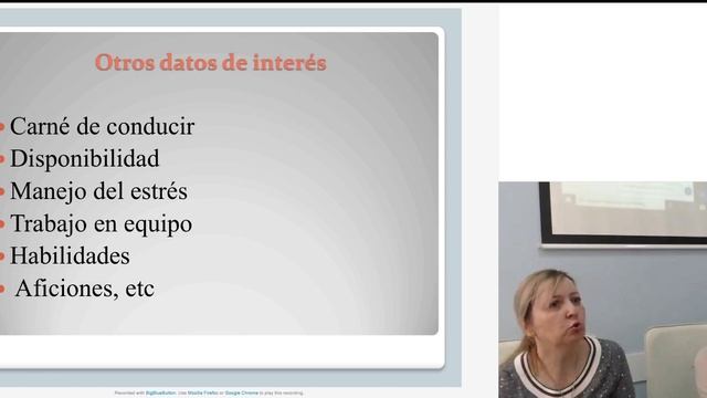 Тренинг-семинар на тему: «Curriculum vitae: una herramienta más para encontrar empleo» в ИРГЯИГТ