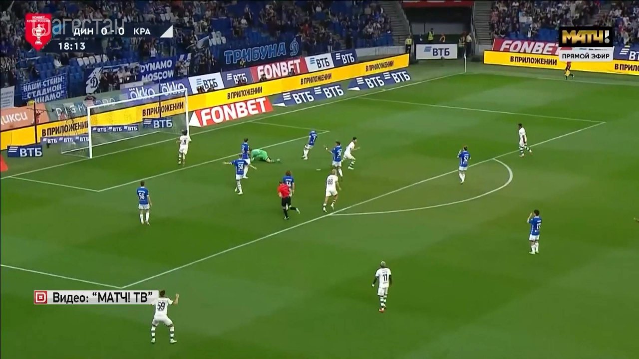 18-летний дагестанский футболист Казбек Мукаилов успешно дебютировал в Кубке России