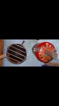 Коптилка горячего копчения - гриль из газового балона своими руками.mp4