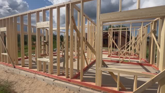 Каркасный дом в Сосновских Озёрах