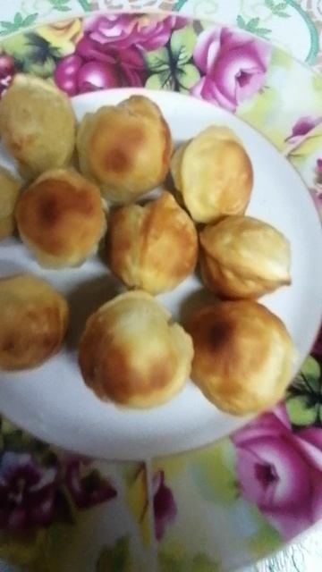 Пожарила пельмени, вы любите?