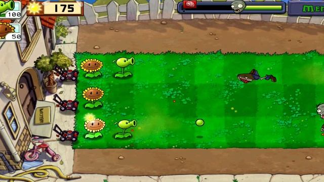 Plants vs Zombies level 2