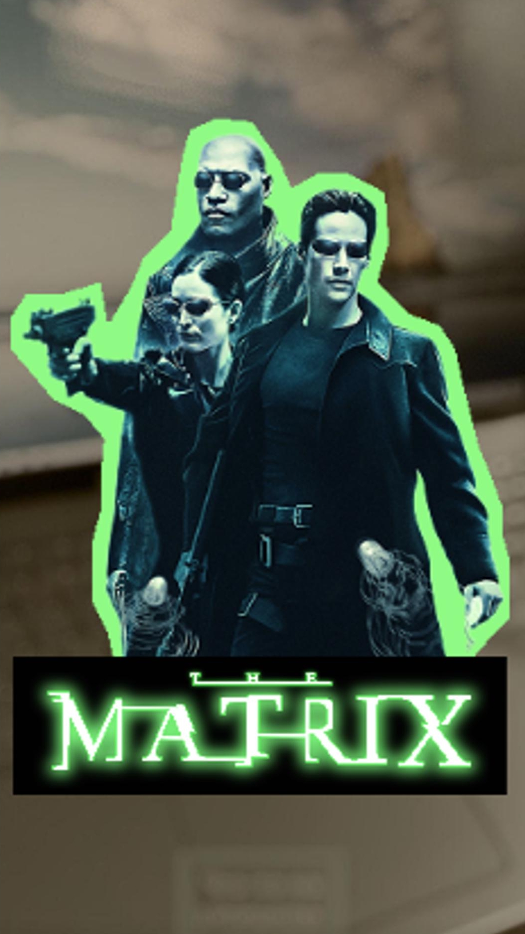 Символы пилюля, ложка и очки из фильма Матрица