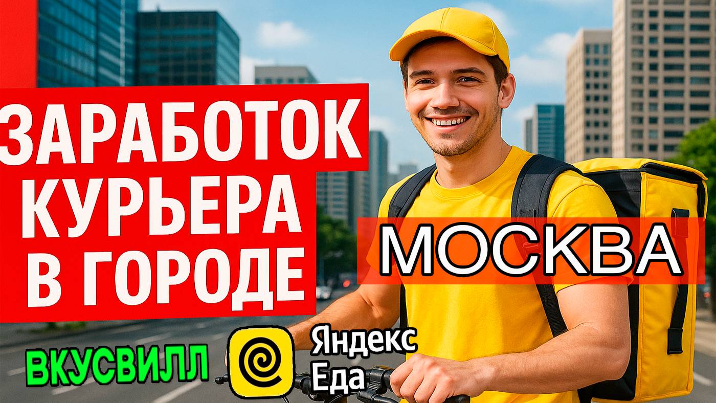 Сколько зарабатывает курьер Яндекс Еда и ВкусВилл в Москве и Подмосковье? Как устроиться в доставку