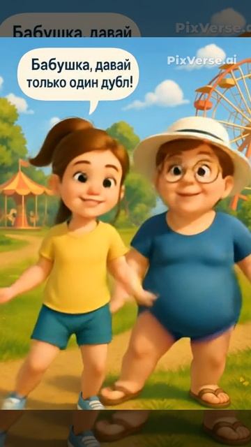 С бабуленькой)))