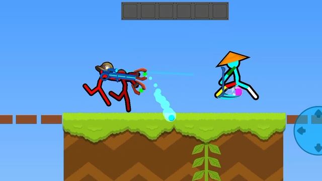 дошёл до 80 уровня босса в игре stickman