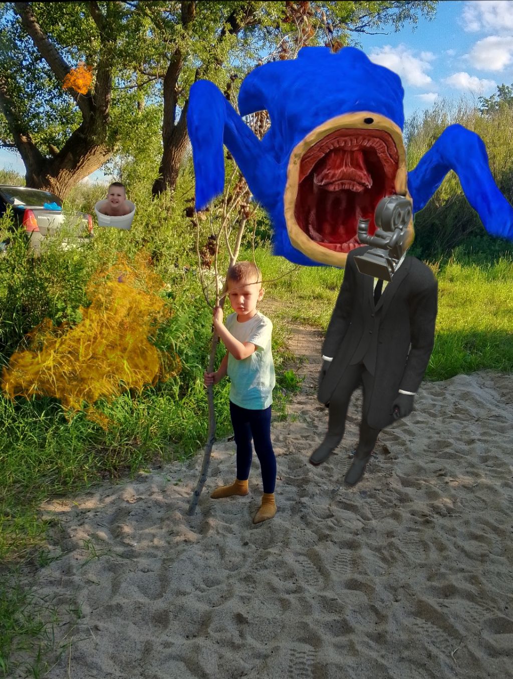 как появился вирус в skibidi темнота