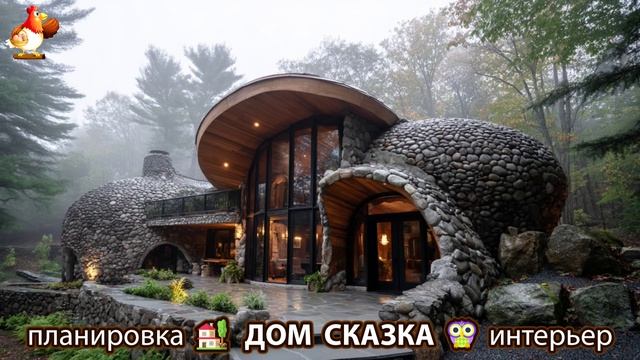 Сказочный дом мечты – 3D идея для вдохновения с планировкой и интерьером 🏡🏚️🏠 вариант (271)