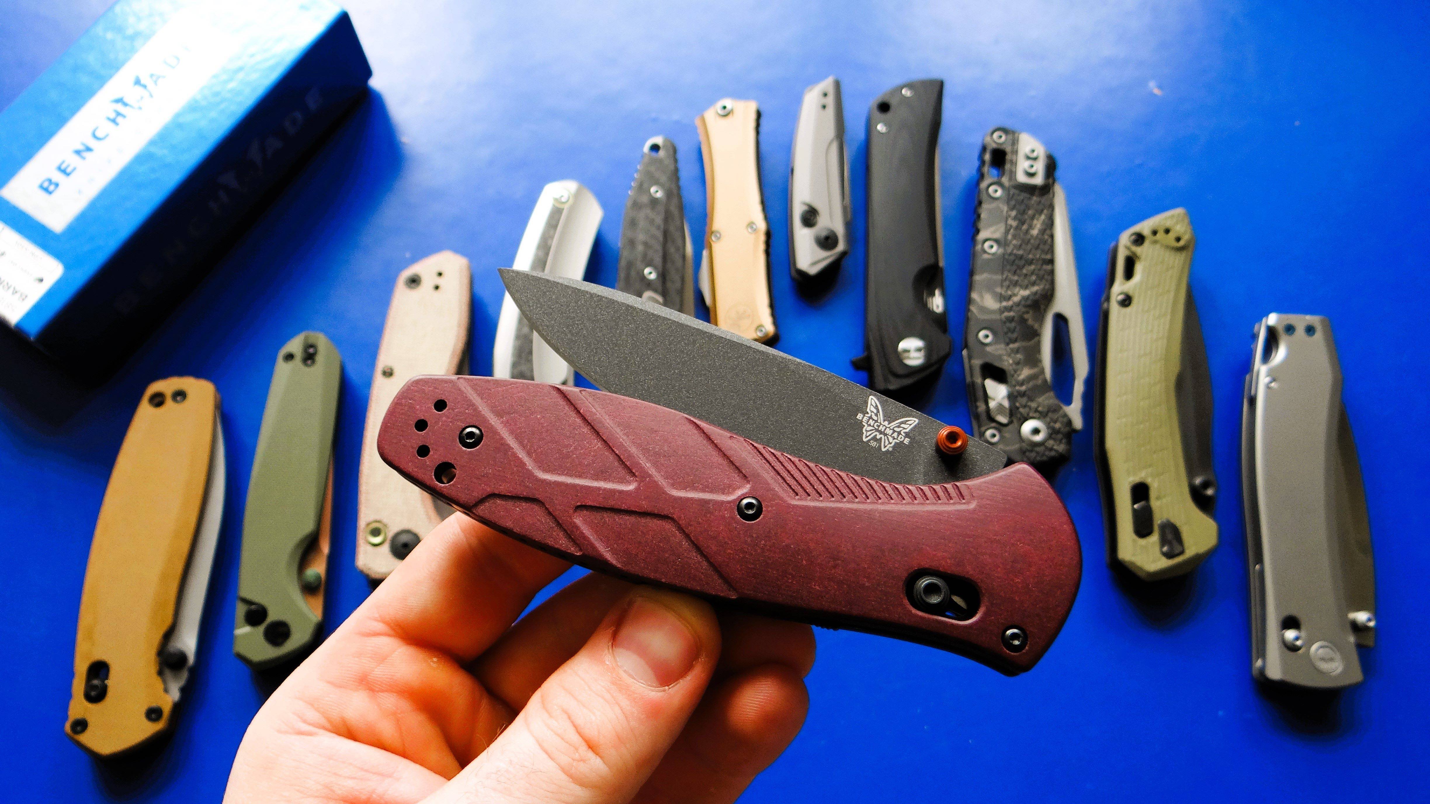 Этот хит не теряет почитателей Benchmade Barrage Redstone #survival #fishing #unboxing #knife #edc