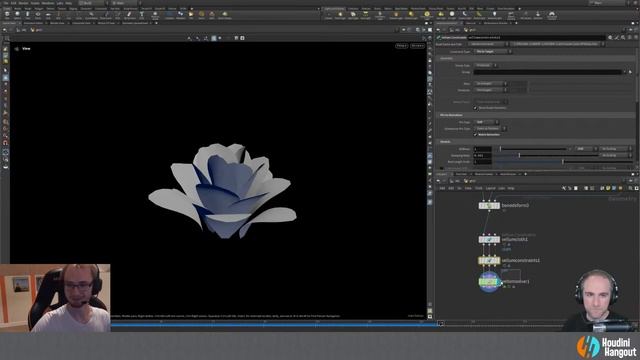Houdini Hangout - 08 13 2025 - Procedural KineFX Flowers & FLOPs - w Danny Laursen