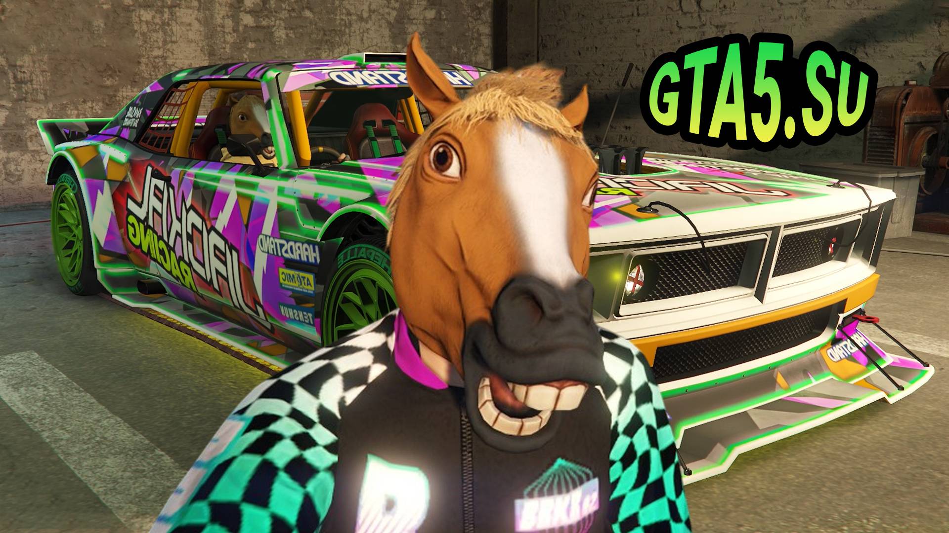 Дрифтующий Конь в GTA 5 Enhanced и ГТА Онлайн на ПК