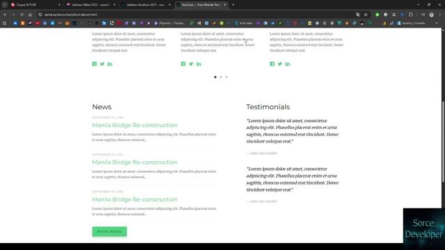 Шаблон Beryllium 2025 – скачайте бесплатно