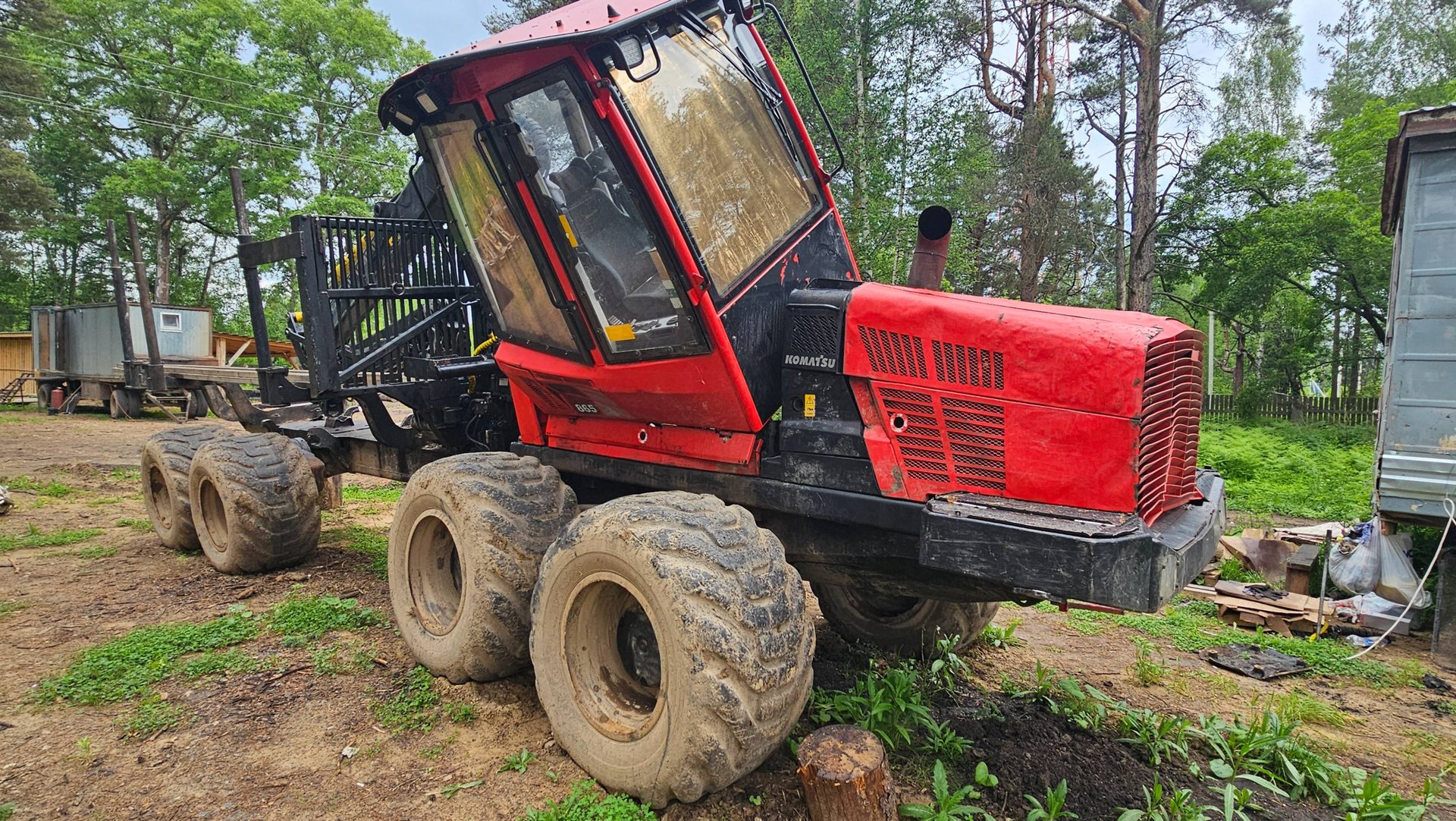 Обзор Komatsu 865 в Тверской области