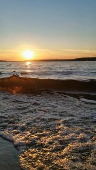 Закат в Подрезово. Клязьминское водохранилище.