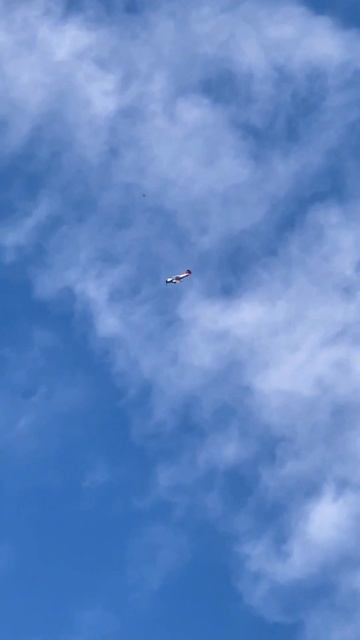 ЯК-52 с выполнением фигур высшего пилотажа