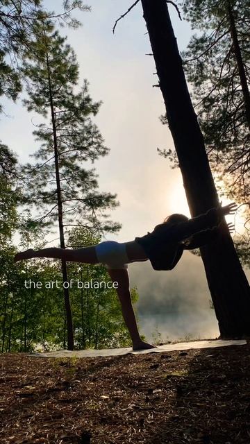 ART OF BALANCE #yoga #balance #morningroutine